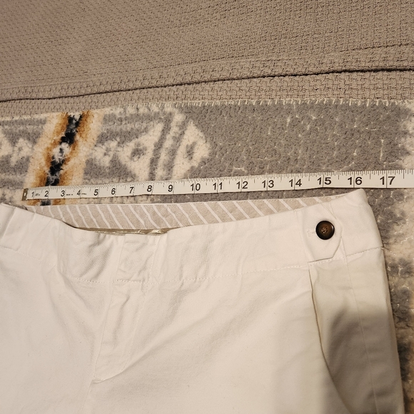 Retro GAP hiphugger wide leg white denim pants sz 10 - Picture 6 of 11